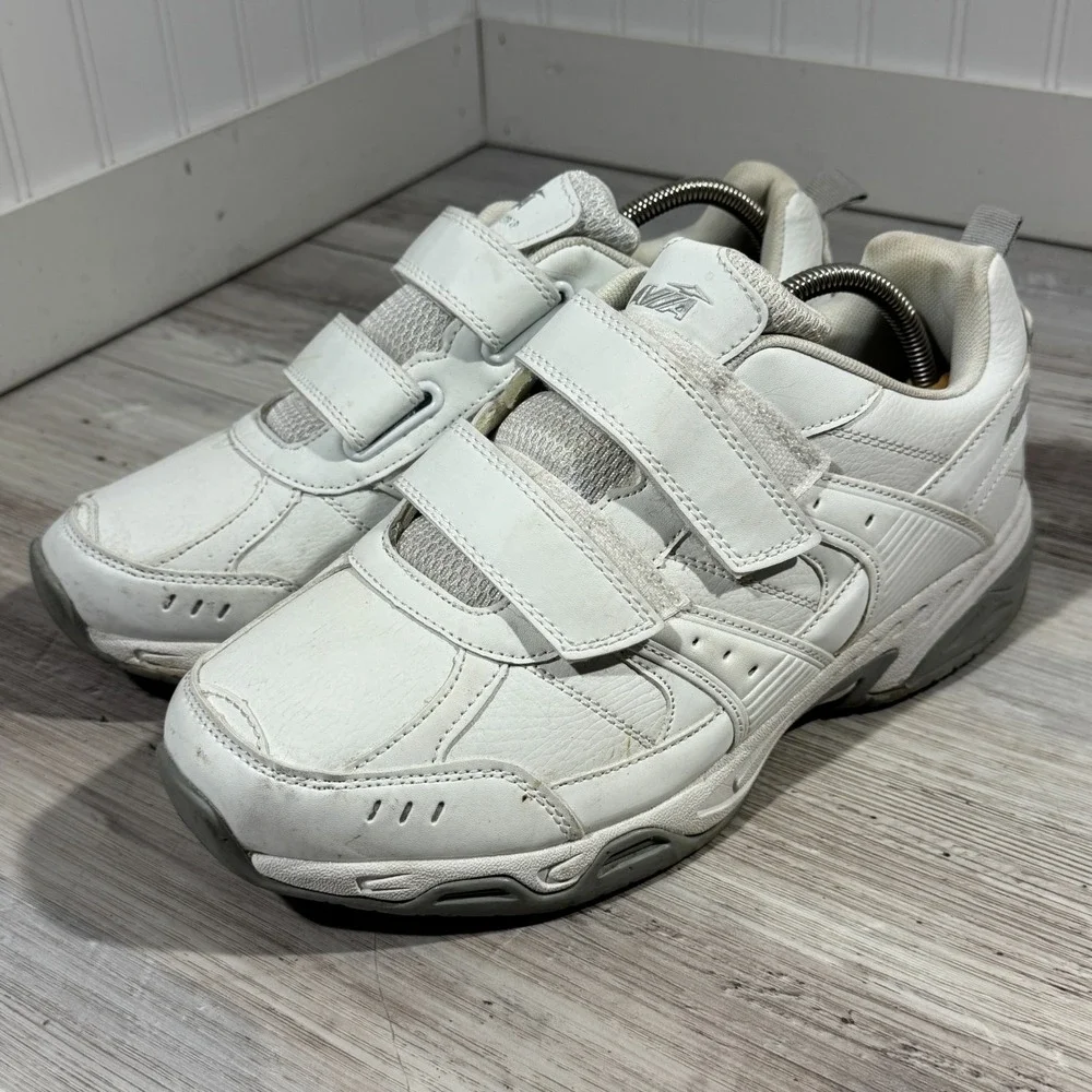 Avia Strap Sneakers‎ Avi-Union Strap II White Men's Sz 11 EEEE